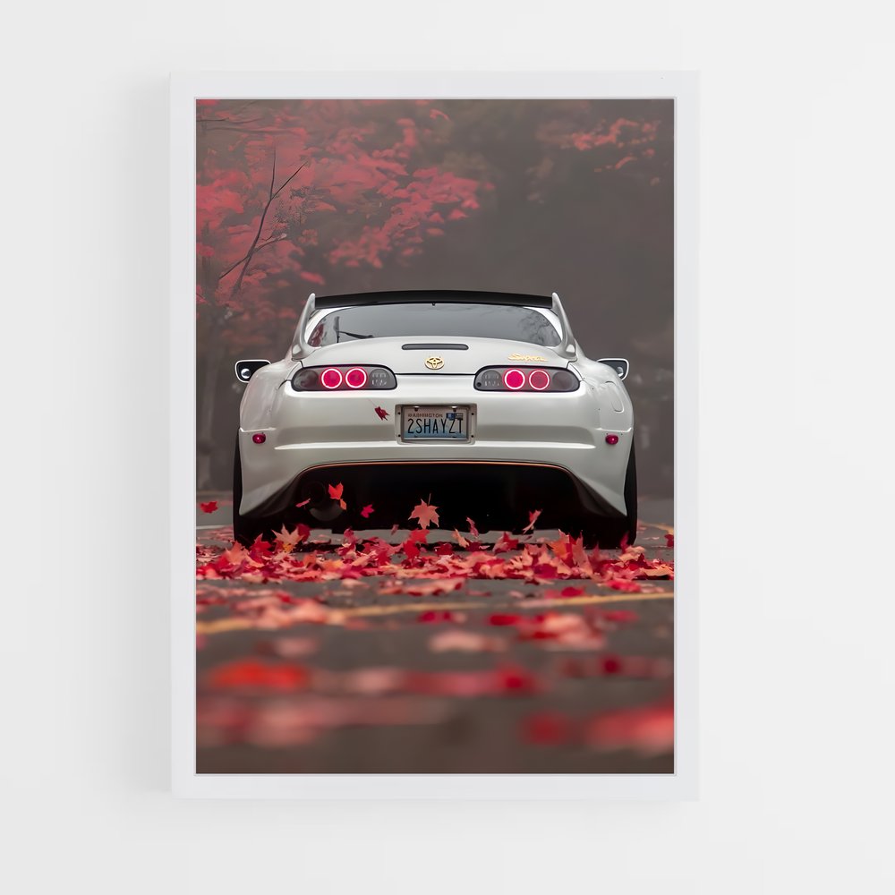 Poster Corvette et Cerisier Rouge – affiche Toyota (vue 3)